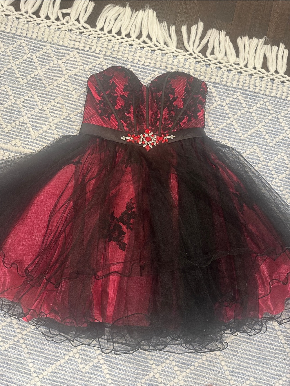 Blush prom dress worn only once